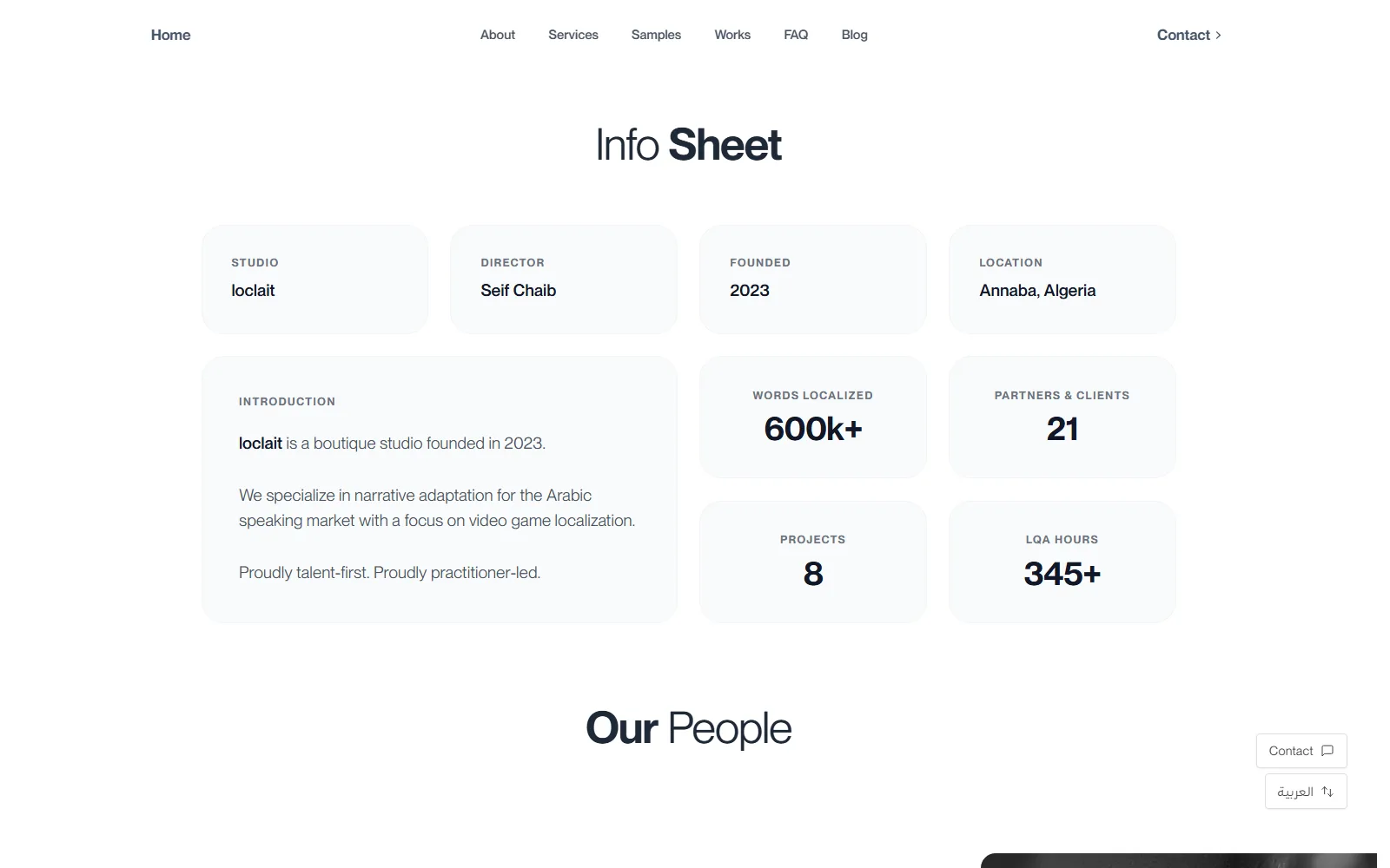 loclait.com, screen 2